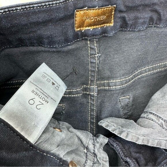 Mother Women’s High‎ Waisted Looker Coffee Tea or Me Designer Jeans W29/L30 - Picture 5 of 11